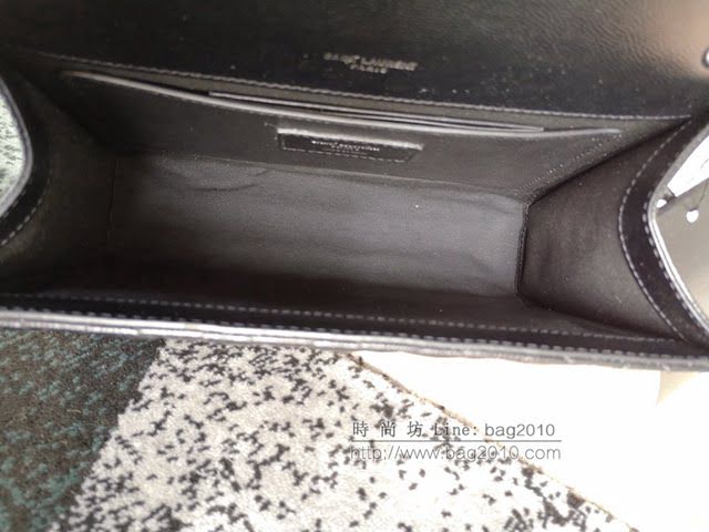 YSL爆款女士包包 聖羅蘭經典款原廠皮ENVELOPE粒面壓花絎縫紋中號信封包 487206  jjh1164